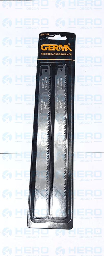 CUT-W225-49 - شفرات معدنية اسنان 5T منشار ترددي - اسنان 6T لقطع الخشب والمعادن طول 225 ملم SS6111D