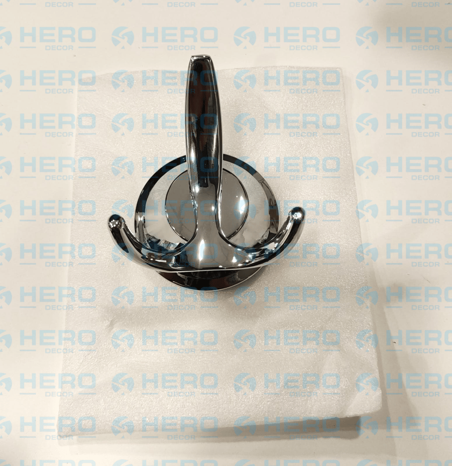 HOK1S-236 - علاقة ملابس ( 1 علاق ) لون فضي لامع كرتون 30 حبه