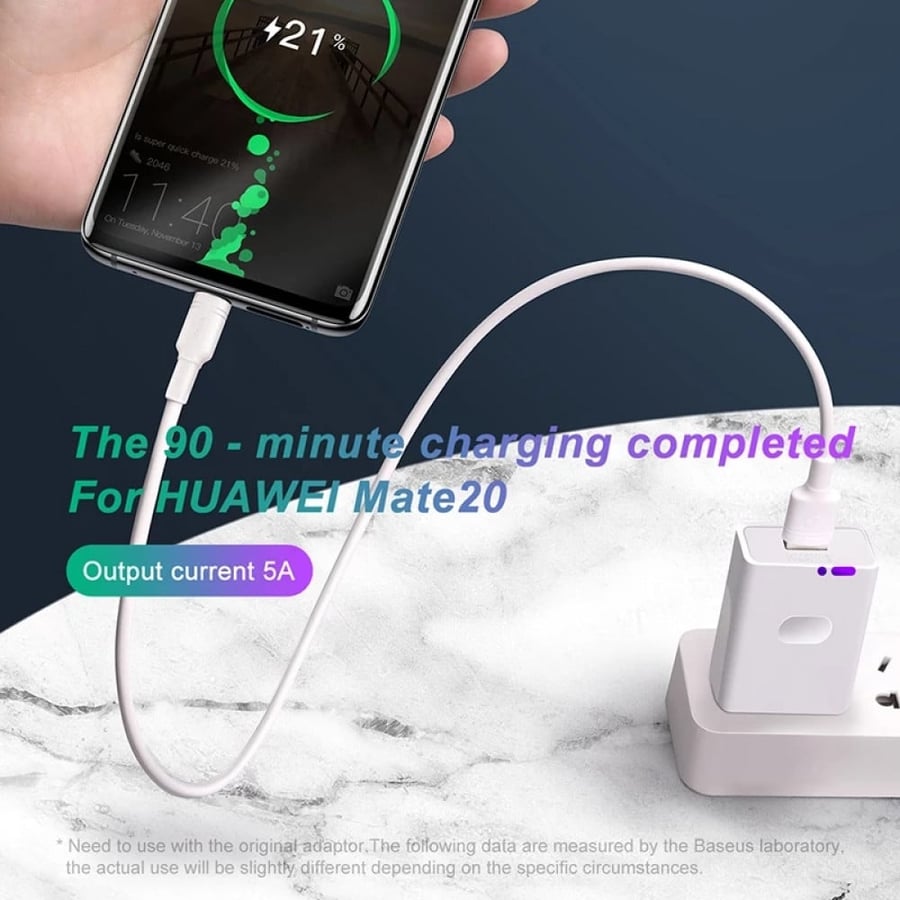 بيسوس | سلك شاحن تايب سي سريع جدا مدخل بنفسجي Baseus | USB-C Cable Fast 5A 40W CATSH 0.5M 1M 2M