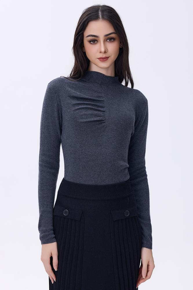 Dark gray blouse