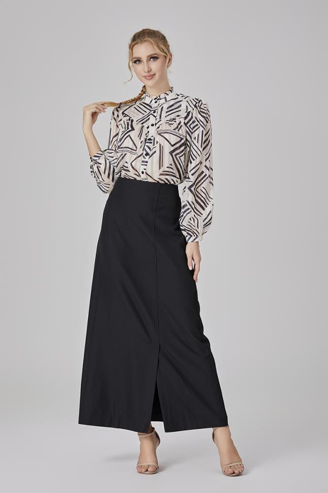 Soft chiffon blouse off white