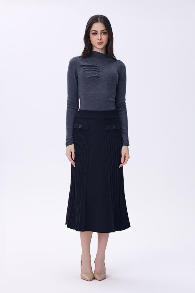 Dark gray blouse