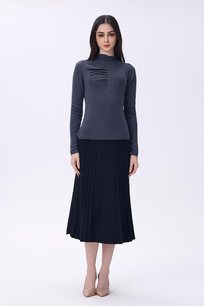Dark gray blouse
