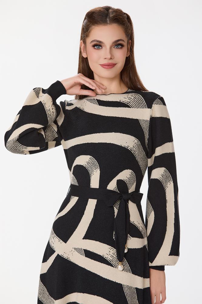 Wool dress stretch