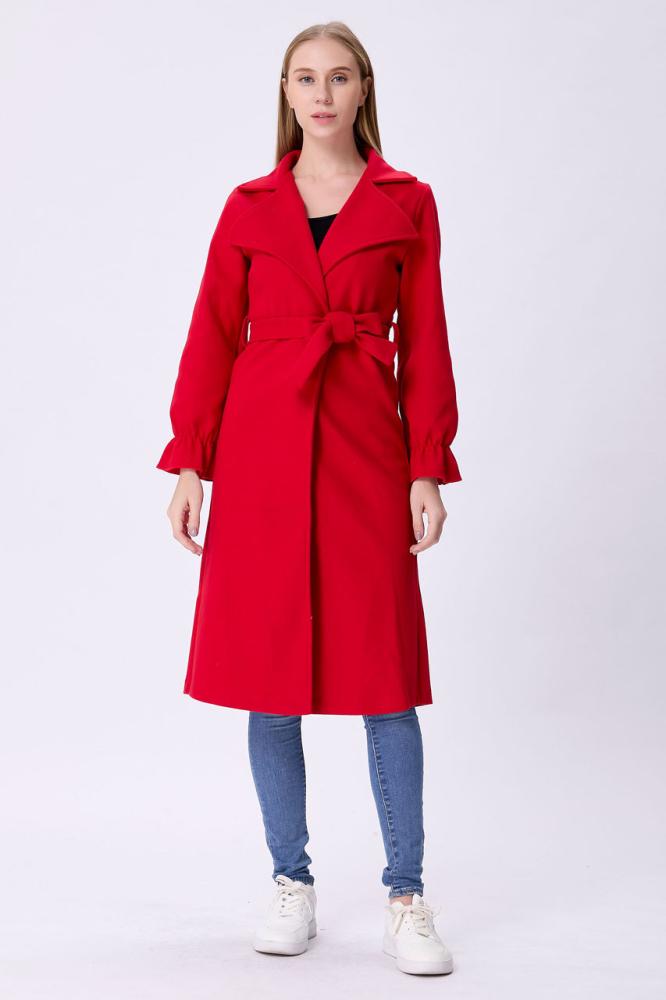 Red-colored coat