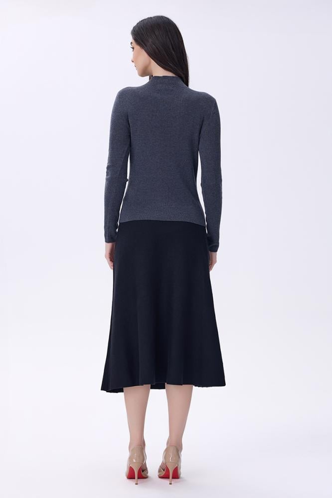 Dark gray blouse