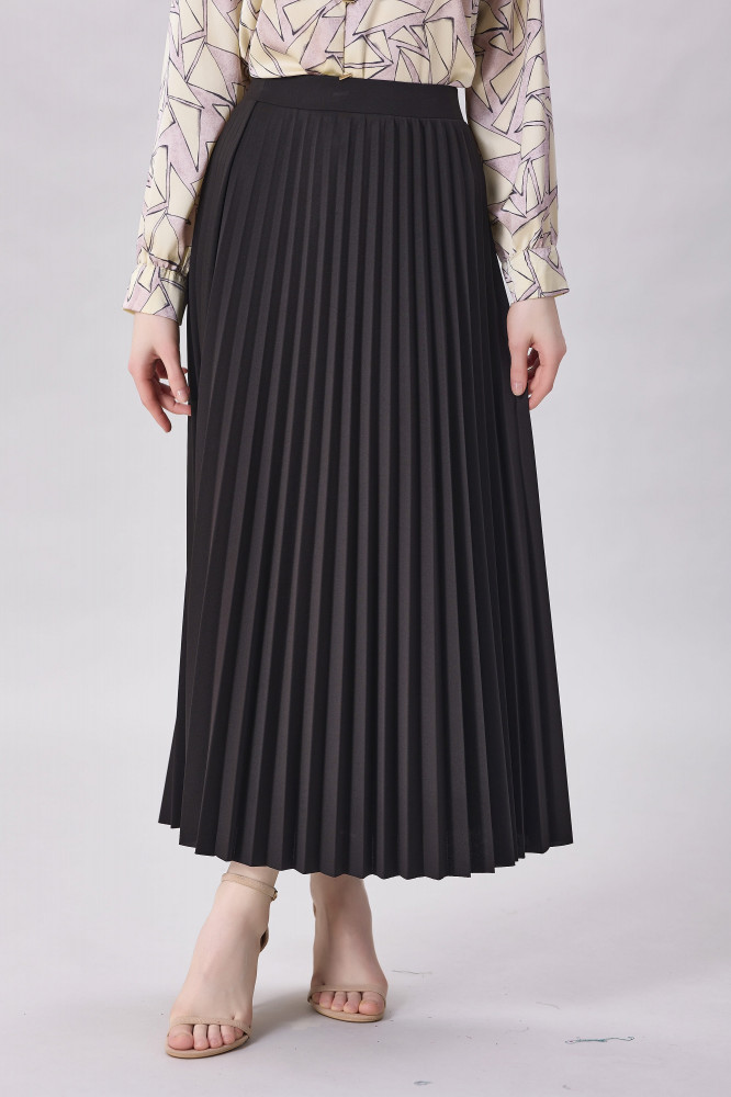 Pleated cloche skirt
