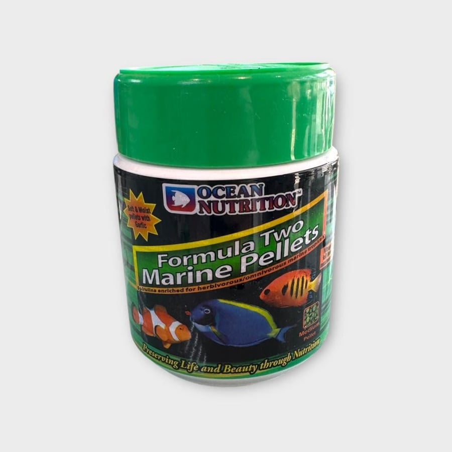 Ocean Nutrition Formula Two Pellets Medium Pellet Size 100g FISH FOOD أكل لأسماك الزينة