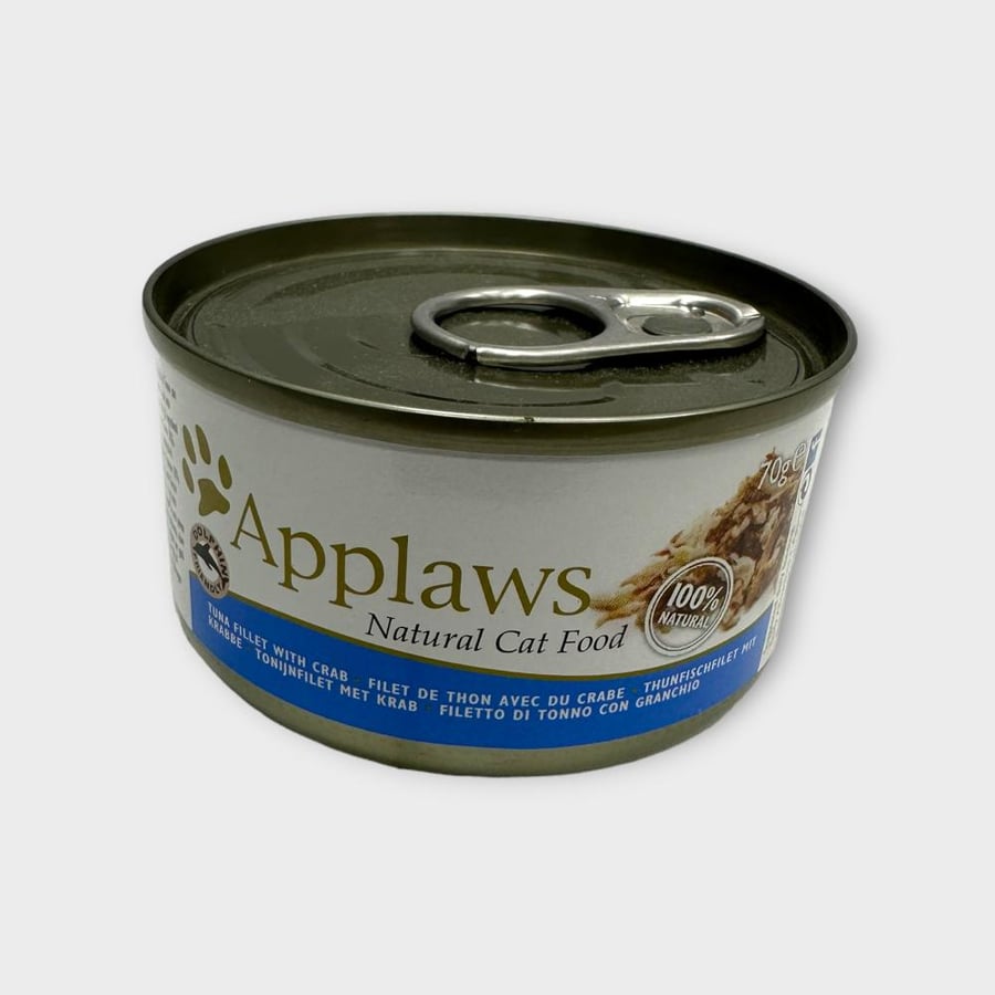 Applaws wet food Tuna with Crab 70g معلبات أكل قطط