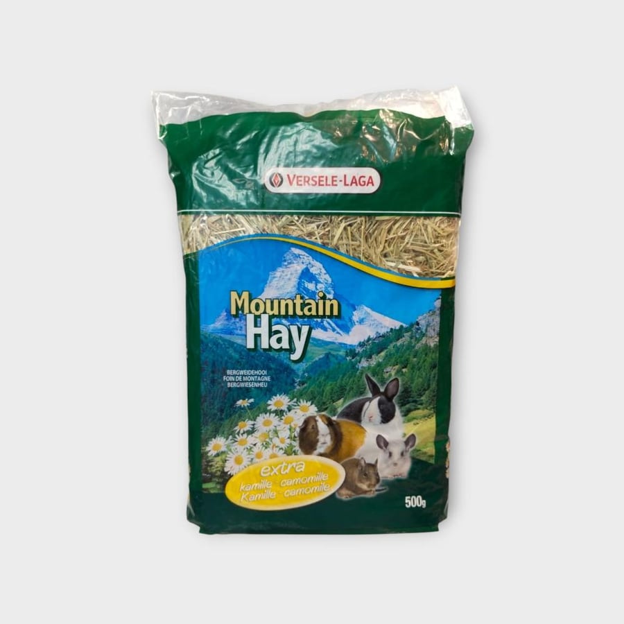 VERSELE-LAGA Mountain Hay PET ANIMAL FOOD 500g فيرسل لاغا برسيم للقوارض والأرانب