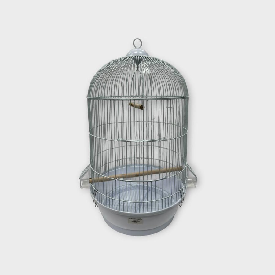 CAGE BIRD #330 WHITE قفص طيور زينة