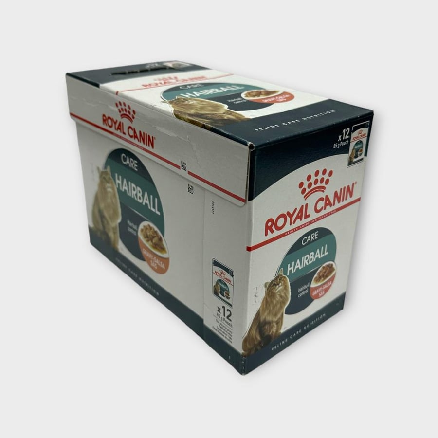 12-ROYAL CANIN FCN HAIRBALL CARE 85G أكل قطط رطب