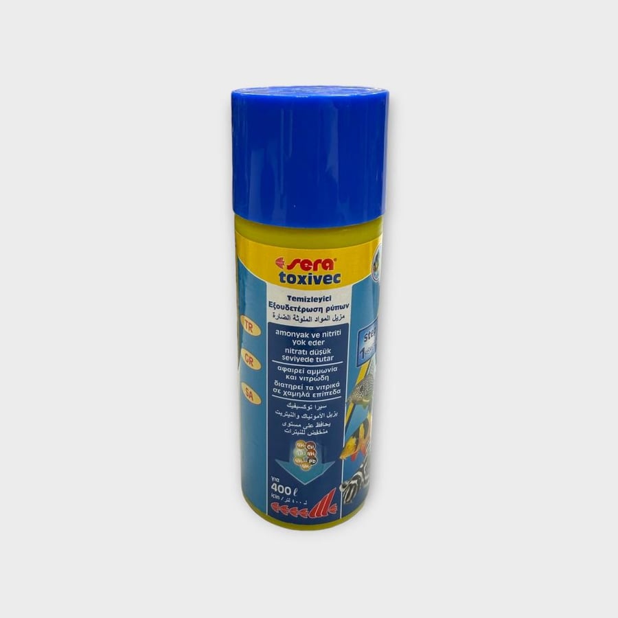 sera toxivec 100ml FISH MEDICINE أدوية أسماك الزينة "مزيل المواد الملوثة الضارة"