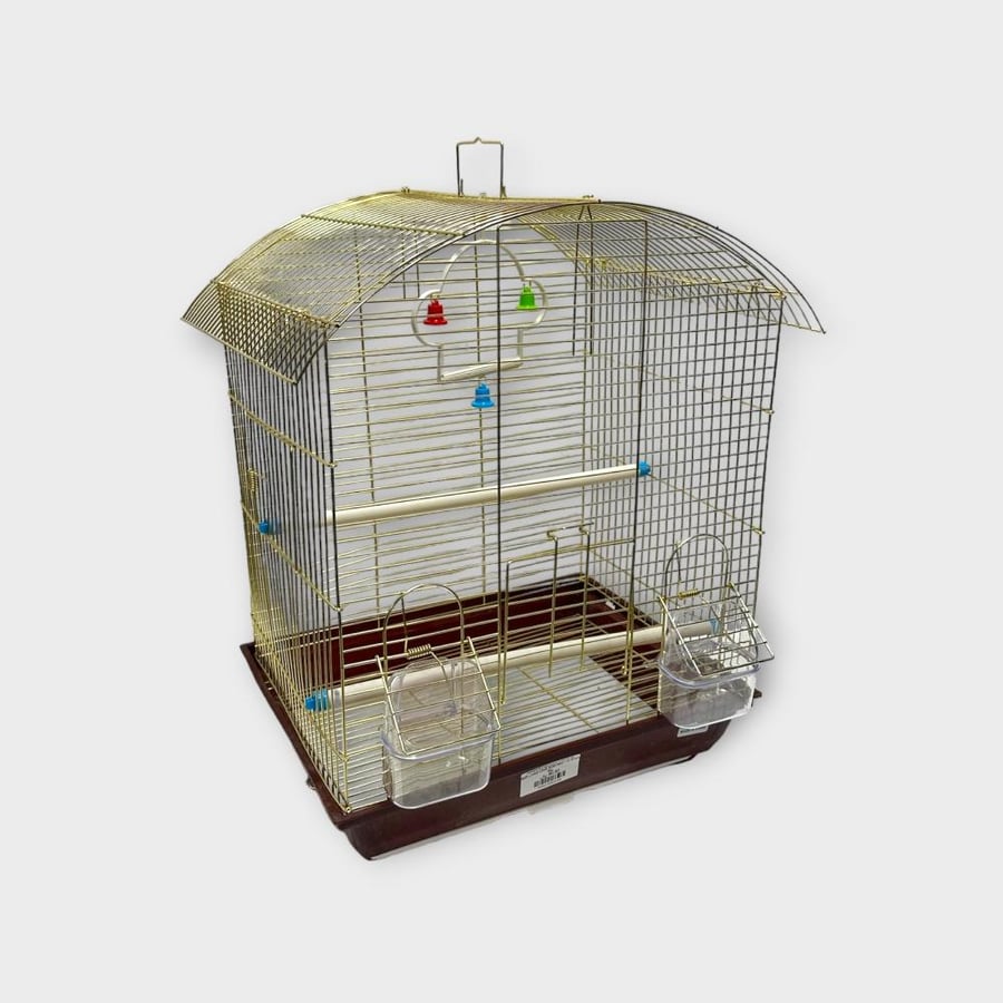 CAGE BIRD #A3116 GOLD قفص طيور زينة