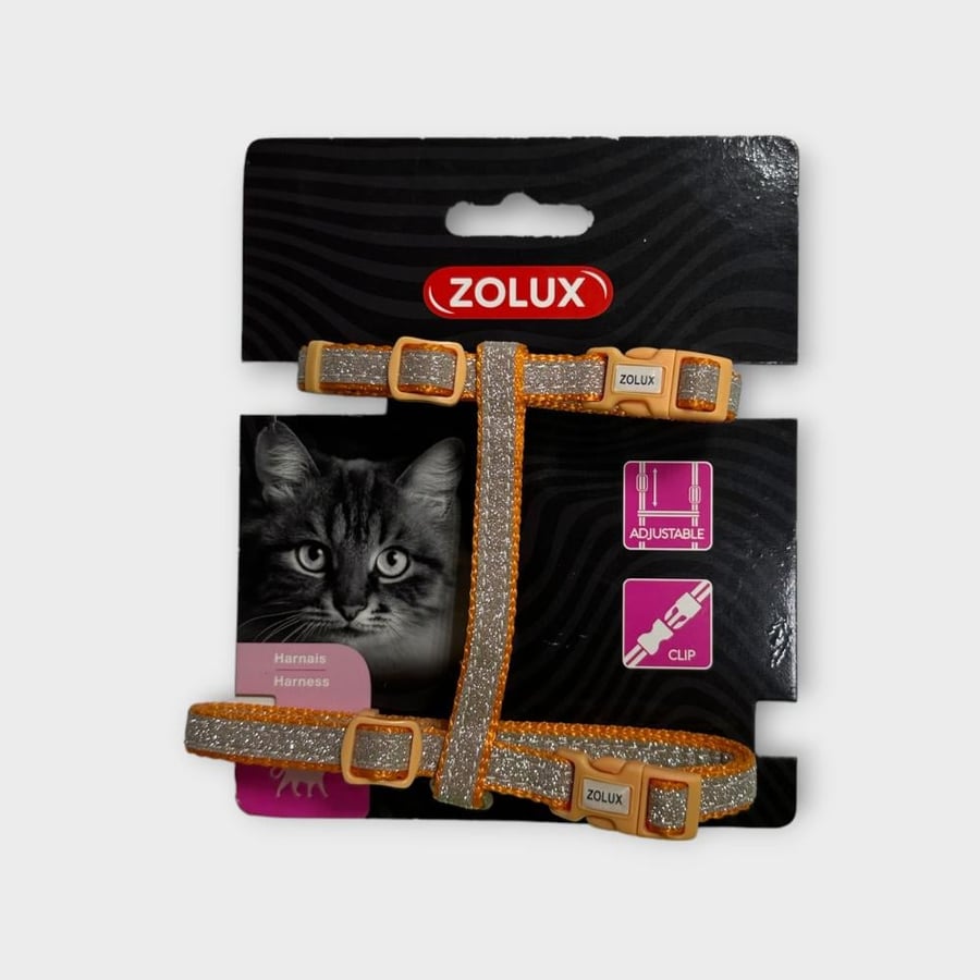 ZOLUX 520024ORA Blue HARNESS صدرية حيوانات أليفة