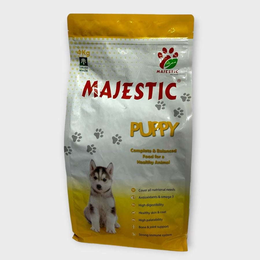 Majestic Puppy 4kg dry dog food