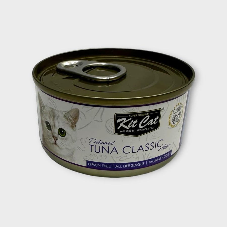 Kit Cat Deboned KC2197 Tuna Classic 80g معلبات أكل قطط