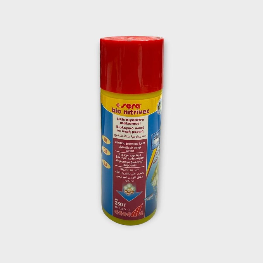 sera bio nitrivec 100ml FISH MEDICINE أدوية أسماك الزينة "مكون دورة النيتروجين"