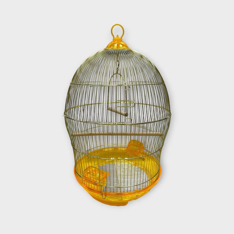 CAGE BIRD #370 GOLD قفص طيور زينة