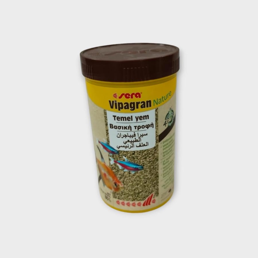 sera VIPAGRAN GRANULES 250ml (80g) أكل لأسماك الزينة