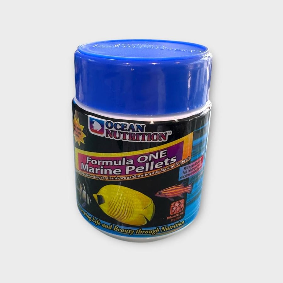 Ocean Nutrition Formula One Marine  Medium Pellets 100g FISH FOOD أكل لأسماك الزينة