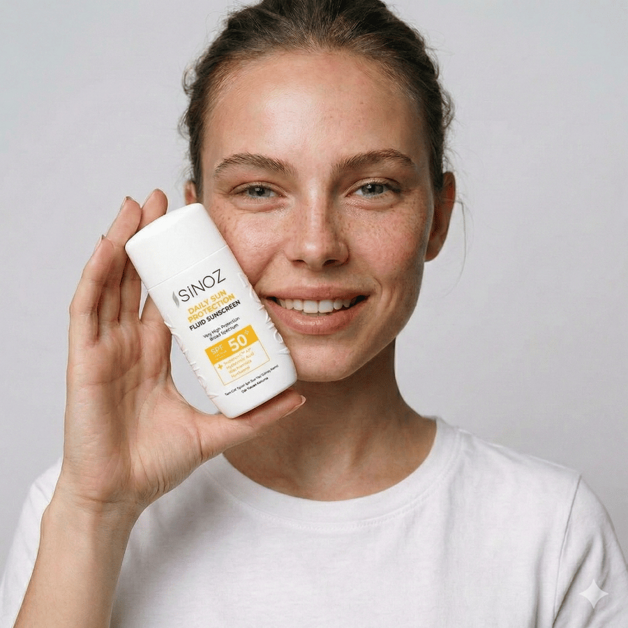 سينوز كريم واقي الشمس السائل لجميع انواع البشرة بعامل حماية 50+PA +SPF50