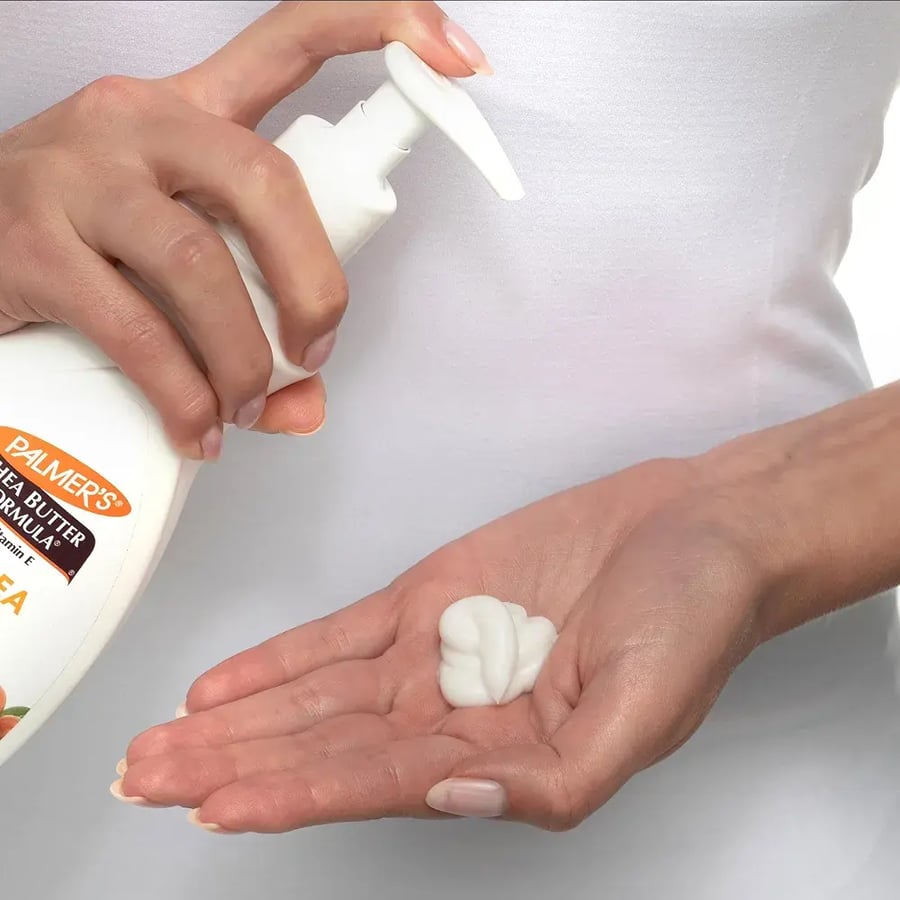 لوشن جسم بزبدة الشيا الخام مع فيتامين هـ من بالمرز - 400مل