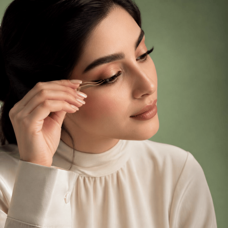 رموش صناعية من ريد شيري - لون اسود - رقم HD01