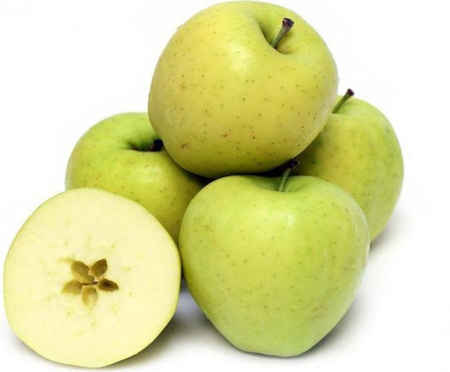 تفاح اصفر طبق