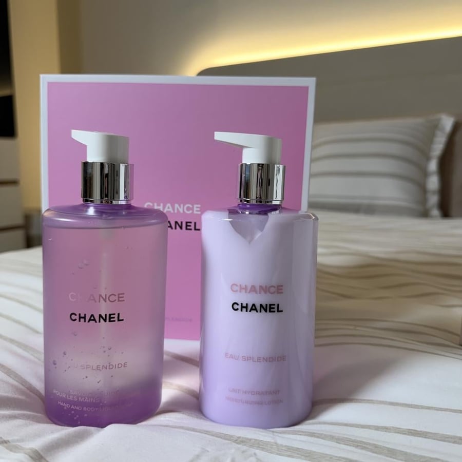 مجموعة شانيل شانس للعناية بالجسم – جل استحمام ولوشن مرطب 400 مل × قطعتين | CHANEL CHANCE BEAUTY RITUAL S