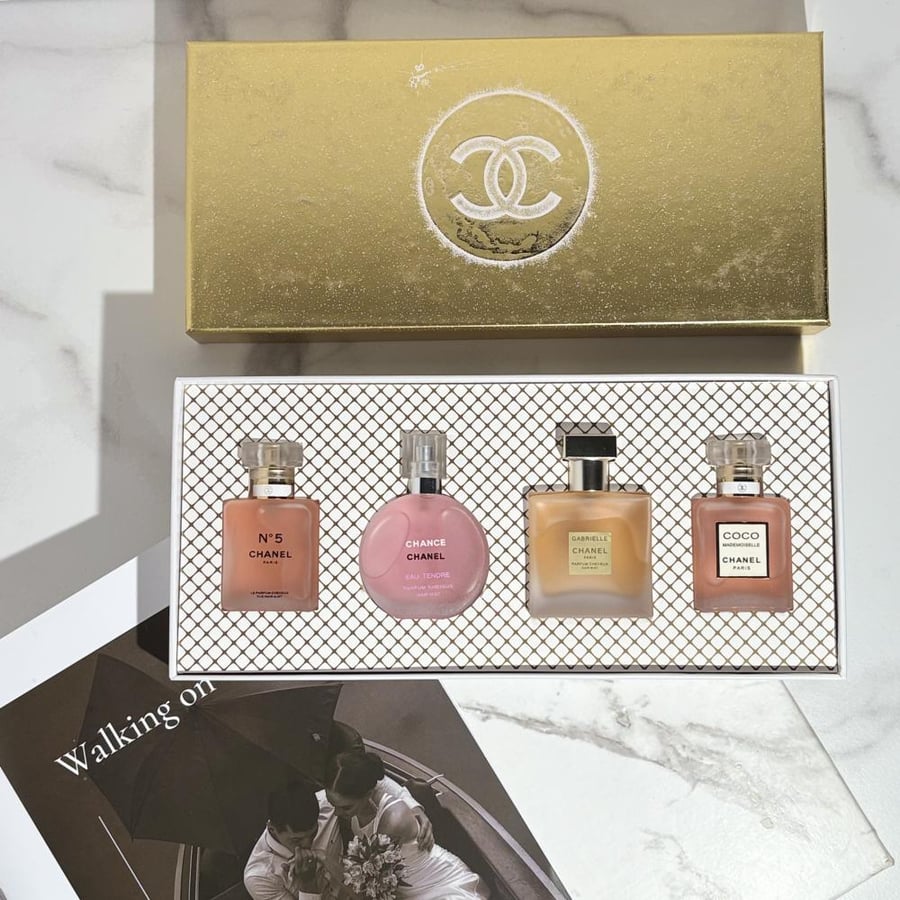 4 عطور شعر شانيل حجم 30 مل
