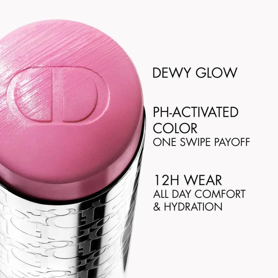 ديور احمر خدود روزي جلو باك ستيج - 001 PINK