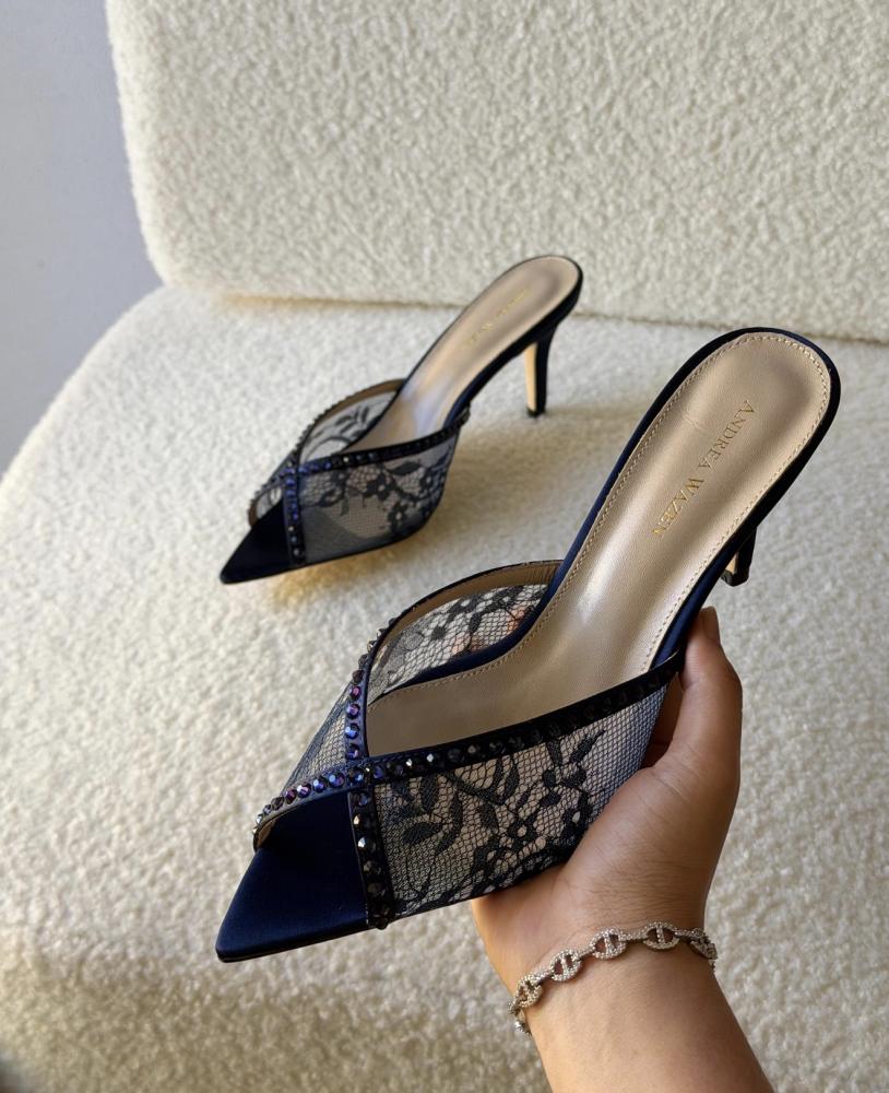حذاء كعب بكريستال أنيق – Jimmy Choo