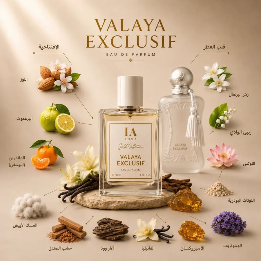 فالايا اكسيلوسيف Valaya Exclusive | إصدار LA LUMA الفاخر - قولد كولكشن - 50 مل