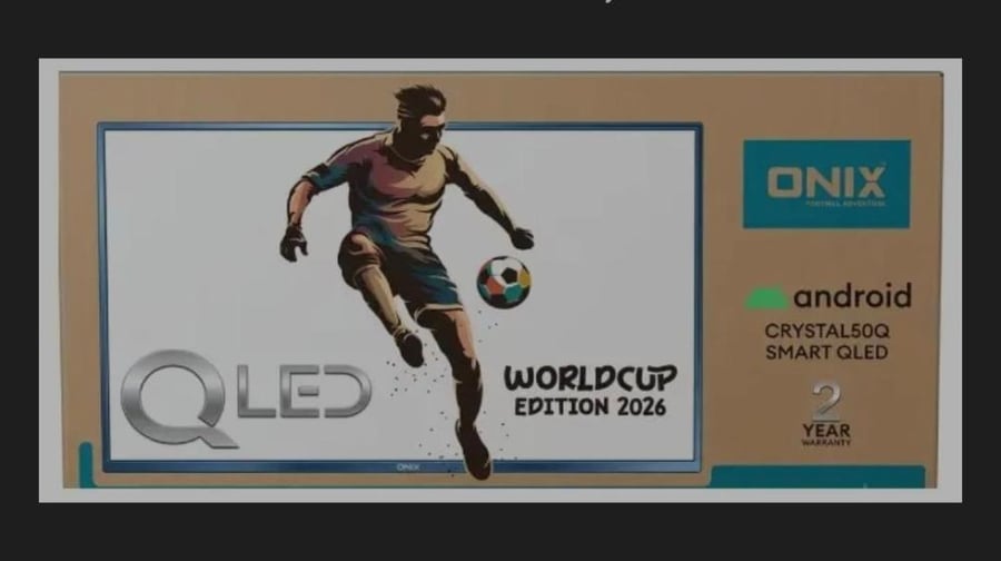 شاشة اونيكس 50 بوصة سمارت اندرويد كيوليد