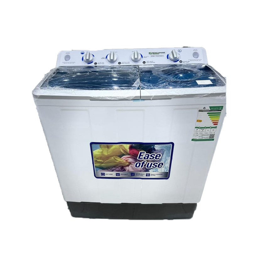 Benchmark washing machine with two tubs, 16 kilograms