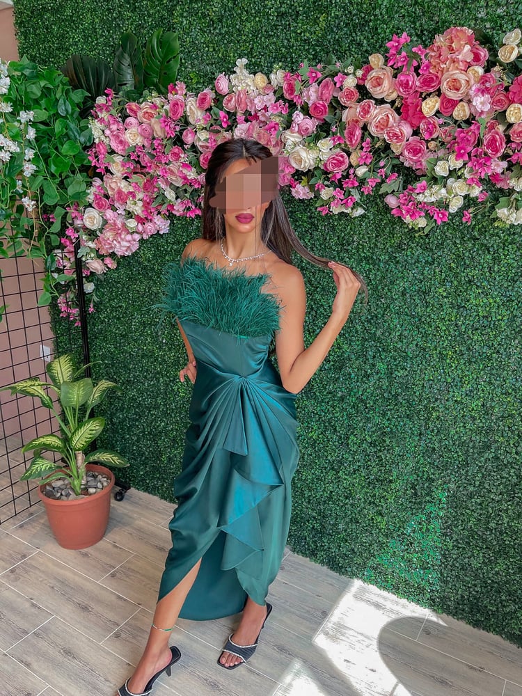 Plume green Dress