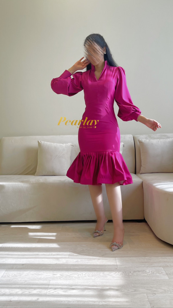pinky short dress