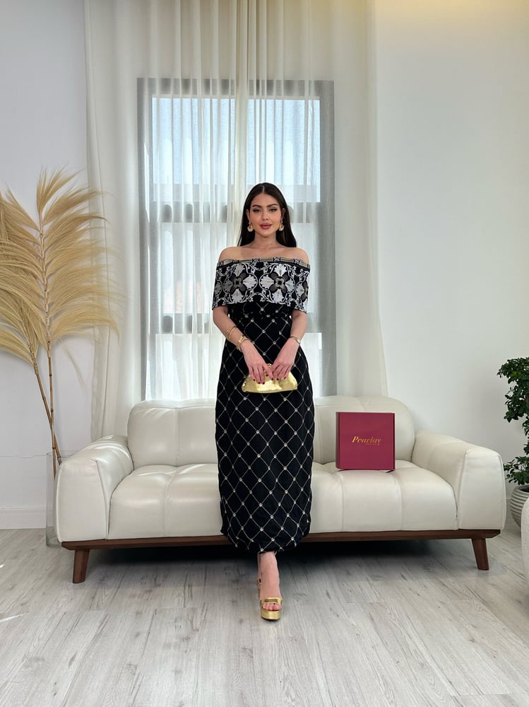فستان رمضاني اسود