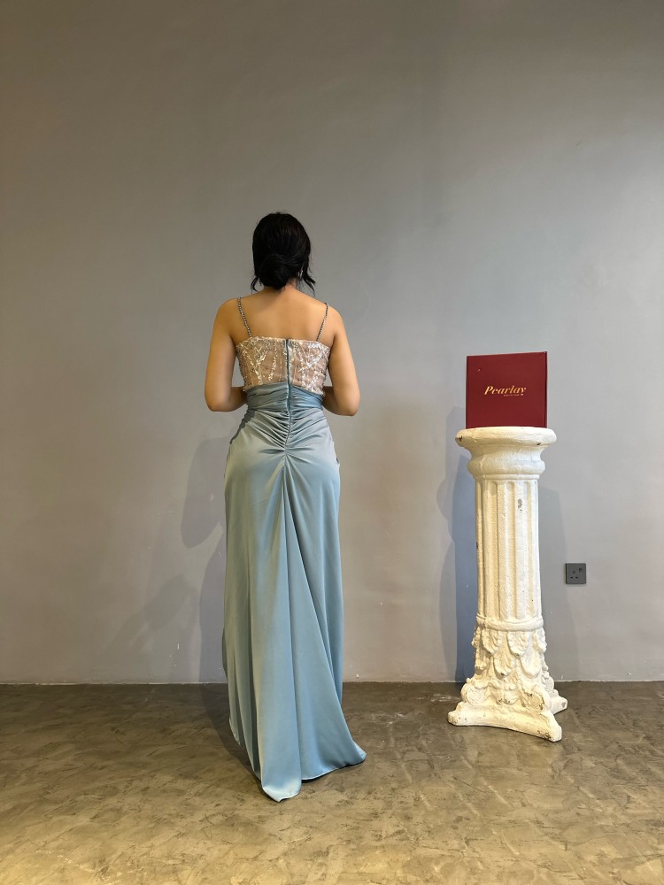 mermaid dress light blue
