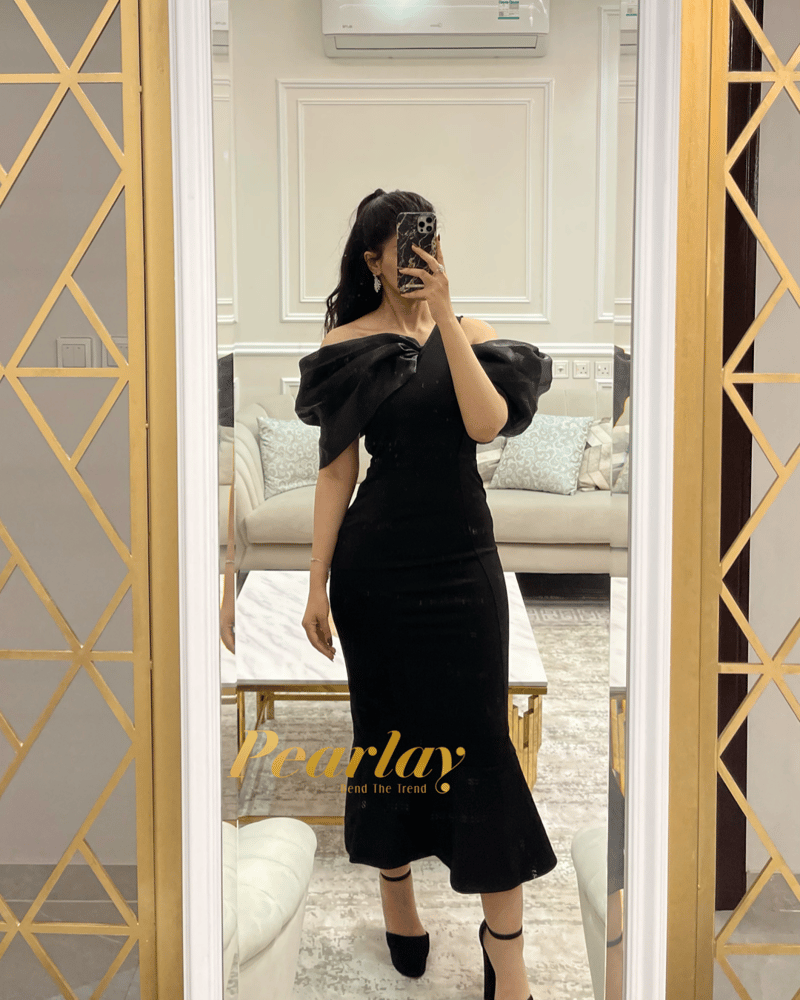 classy black dress
