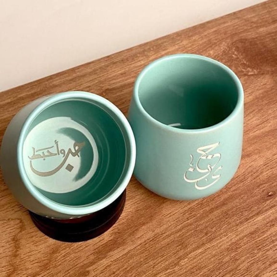 كوب فخار قهوة