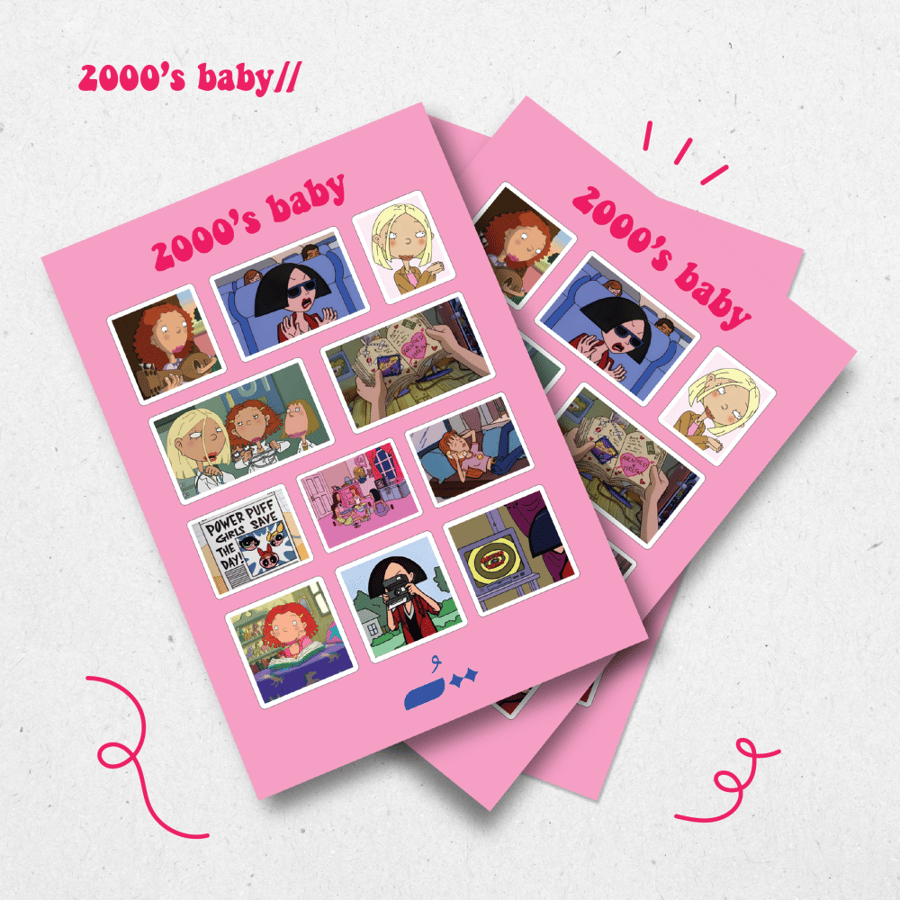 Sticker sheet - 2000s Baby