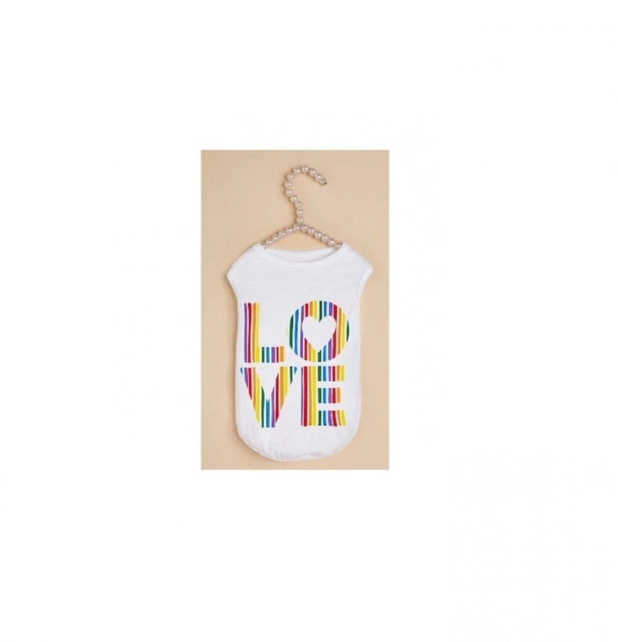 Colorful printed cat vest