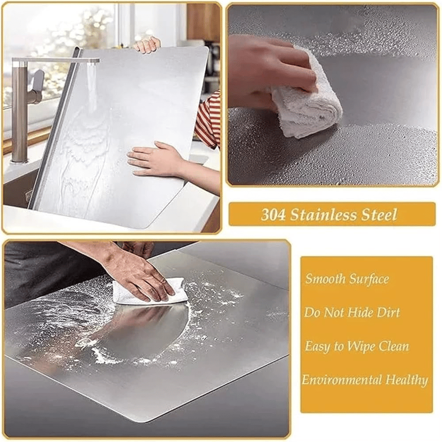 لوح تقطيع استيل كبير مقاس 60×60سم كوزين زون XXL