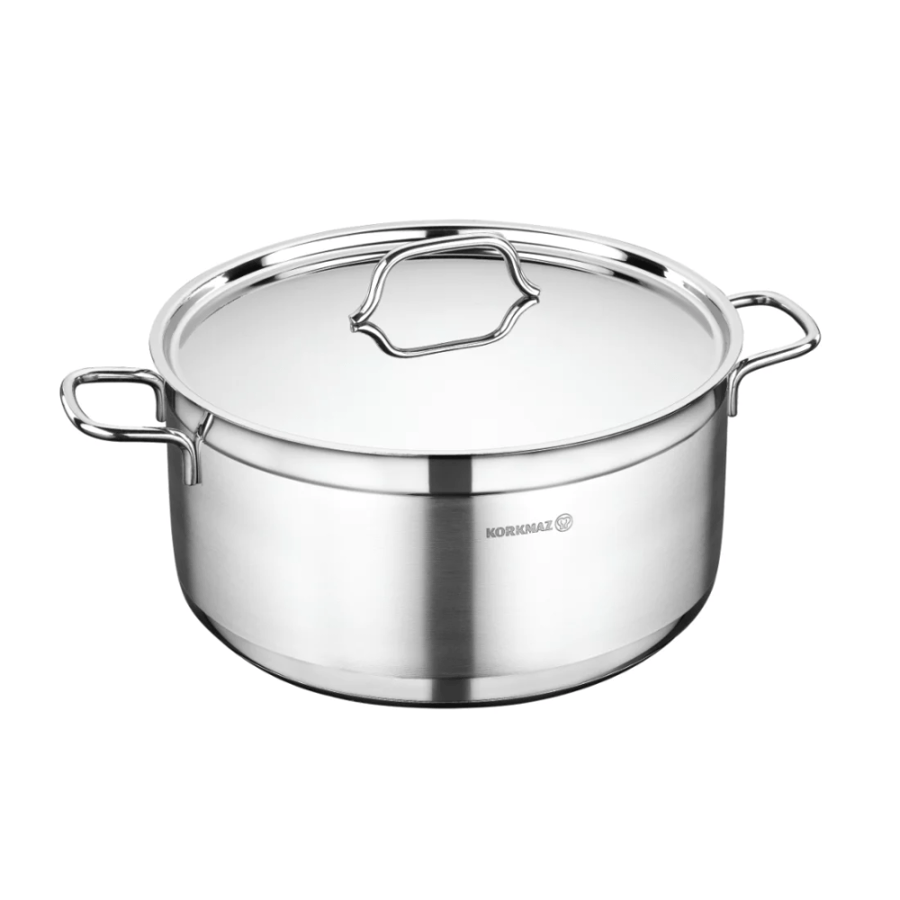 قدور كوركماز استيل الفا 20 سم 18/10 صناعة تركيه A1018