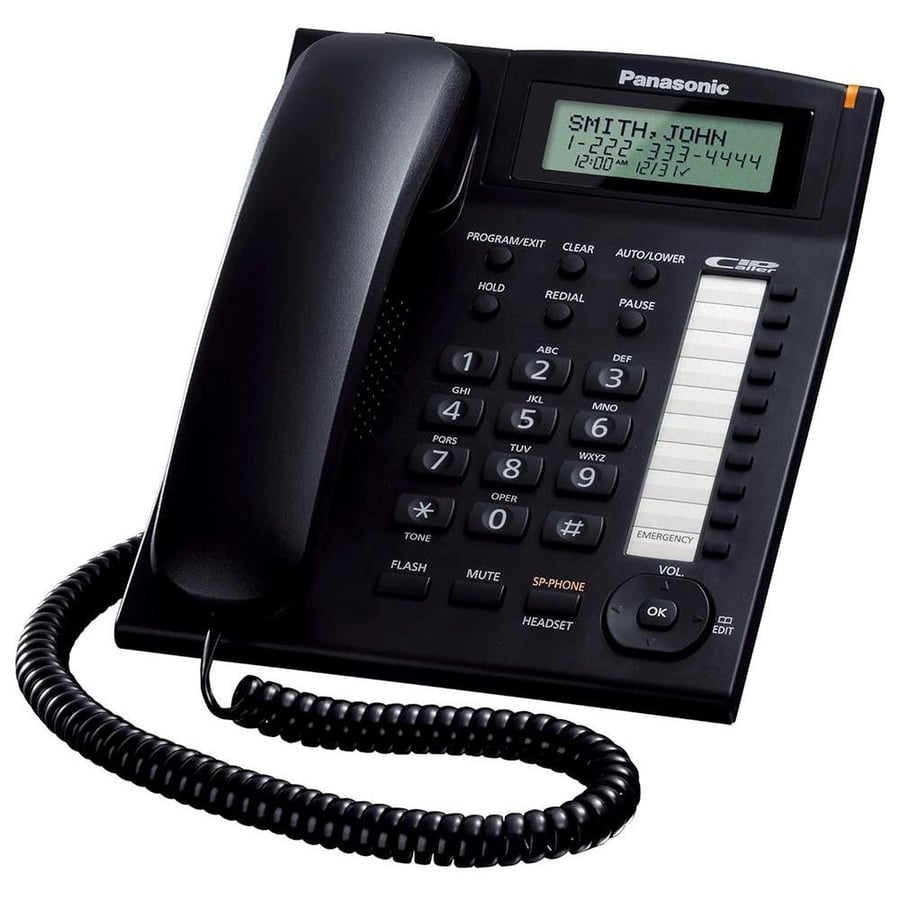 باناسونيك هاتف سلكي - أسود - KX-TS880FXB
