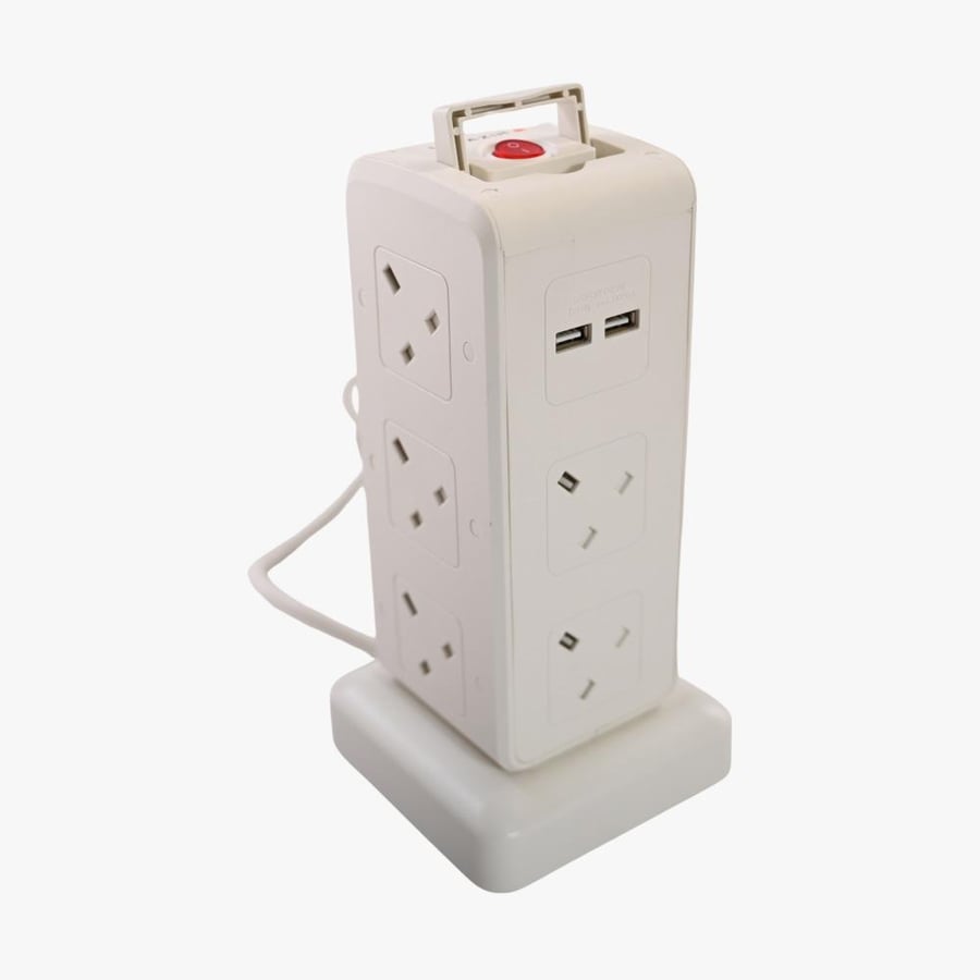 منصة كهرباء 220V متر 1.5 مخرج 10 لوازم 2990 واط K10041