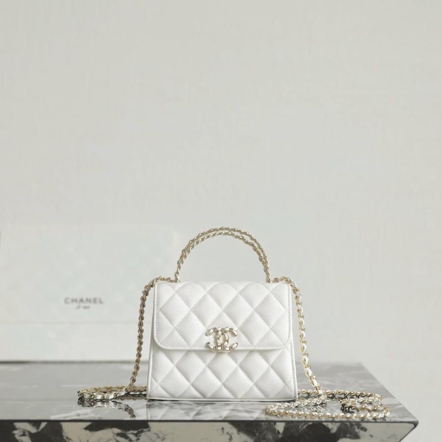 Chanel white small bag