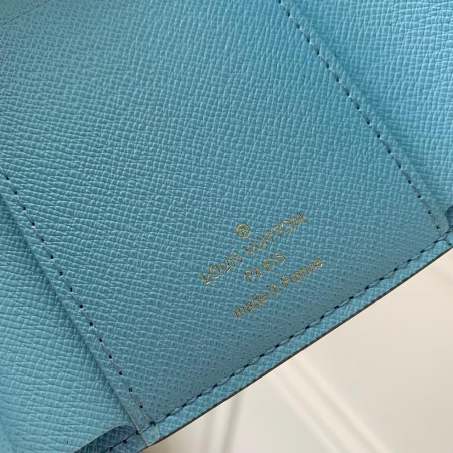 LV blue wallet